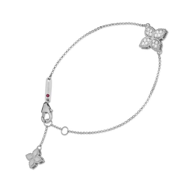 Roberto Coin Princess Flower Bracelet with Diamonds Michalis Diamond