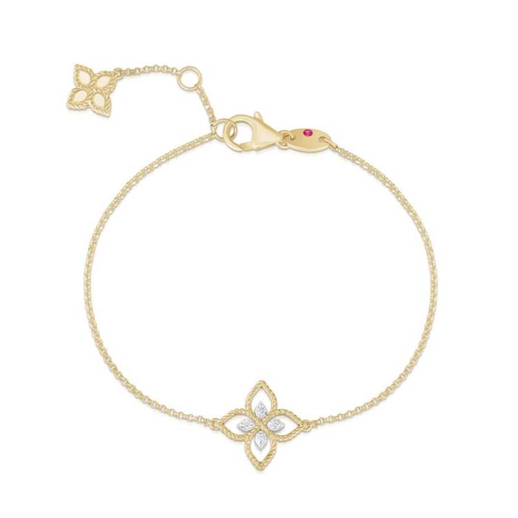 Princess Flower Bracelet with Diamond