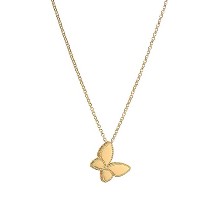 Gold Treasures Princess Butterfly Necklace