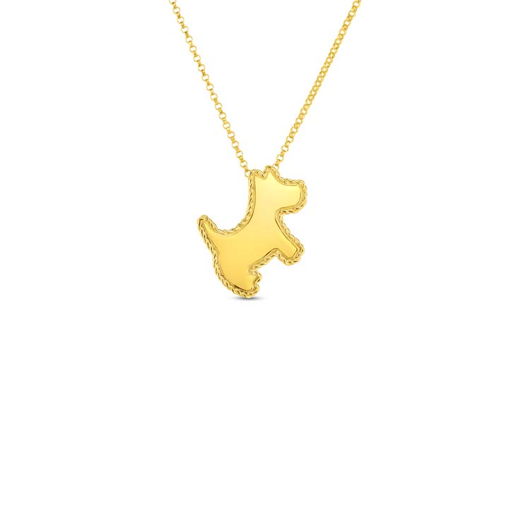 Gold Treasures Necklace Scottie Dog