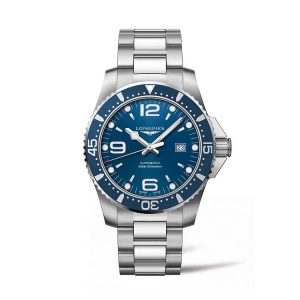 HydroConquest Blue Dial Automatic Diving Watch 44mm