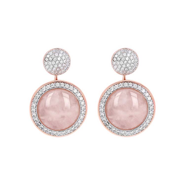 Preziosa Milanese Drop Stone Earrings