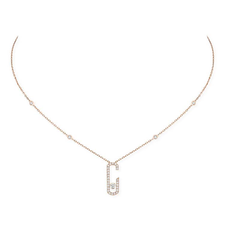 Messika Move Addiction Pave Necklace with Diamond