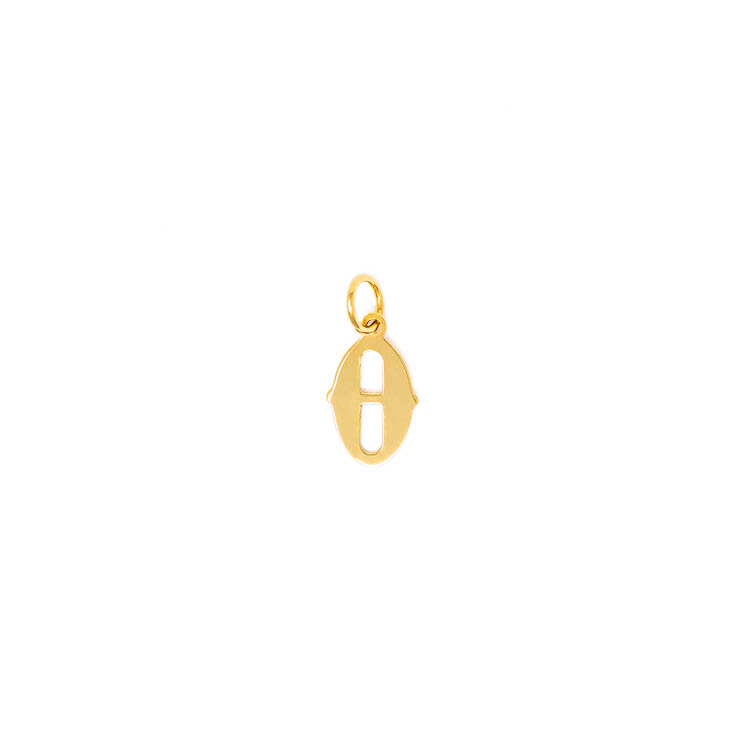 Yellow Gold 9kt Letter "Θ" Pendant