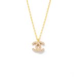 White, Yellow or Rose 9kt Gold Necklace with White Cubic Zirconia