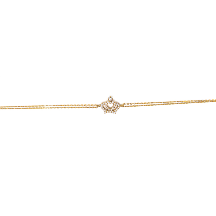 White, Rose and Yellow Gold 9kt Bracelet with Cubic Zirconia.