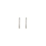 White and Yellow Gold 9kt Earrings with Cubic Zirconia.