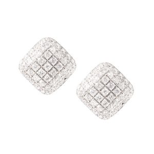 White Gold 18kt Earrings with Diamonds