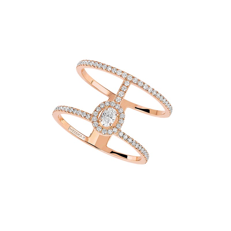 Messika ring 2024 rose gold