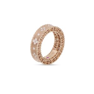 Roberto Coin Princess Rose Gold Rings with Diamonds