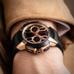 Jacob & Co Epic X Chrono Rose Gold and Black Ceramic 44mm