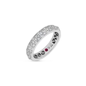 Roberto Coin Rock White Gold Ring