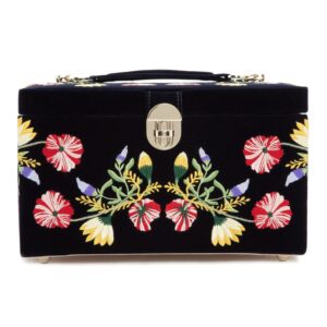 Wolf Zoe Medium Jewelry Box (Indigo)