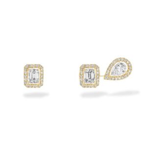 Messika Yellow Gold Diamond Earrings My Twin