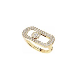 Messika Yellow Diamond Ring So Move Paved