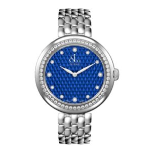 Jacob & Co Brilliant Stainless Steel With Blue Pyramid Dial 34mm
