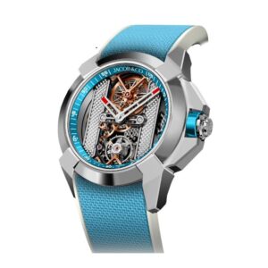 Jacob & Co Epic X Bridges Stainless Steel Light Blue 44mm